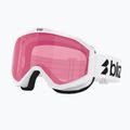 Maschera da sci junior Bliz Liner Jr matte white/pink 5