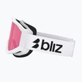 Maschera da sci junior Bliz Liner Jr matte white/pink 8
