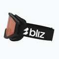 Maschera da sci per bambini Bliz Liner Jr matte black/orange 8