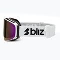 Maschere da sci Bliz Flow matte white/smoke/pink 4