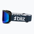 Maschera da sci Bliz Flow matte blue/brown/blue multi 3