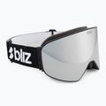 Maschera da sci Bliz Flow matte black/smoke/silver mirror