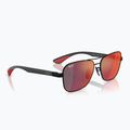 Occhiali da sole Ray-Ban Rb8336M Scuderia matt black/dark grey mirror blue/red