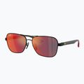 Occhiali da sole Ray-Ban Rb8336M Scuderia matt black/dark grey mirror blue/red 4
