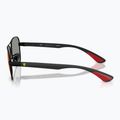 Occhiali da sole Ray-Ban Rb8336M Scuderia matt black/dark grey mirror blue/red 6