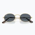 Occhiali da sole Ray-Ban Oval arista gold/blue 3