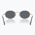 Occhiali da sole Ray-Ban Oval arista gold/blue 5
