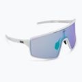 Occhiali da sole Bliz P001S Nano Optics Nordic Light bianco opaco/begonia/blu viola multi