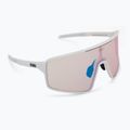 Occhiali da sole Bliz P001 Nano Optics Nordic Light bianco opaco/corallo/blu arancione multi