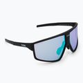 Occhiali da sole Bliz P002S Nano Optics Nordic Light nero opaco/begonia/blu viola multi