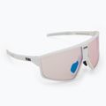 Occhiali da sole Bliz P002S Nano Optics Nordic Light bianco opaco/corallo/blu arancione multi