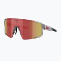 Occhiali da sole Bliz P003 transparent dark grey/brown red multi