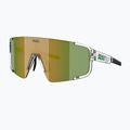 Occhiali da sole Bliz P003 transparent white/brown green multi