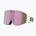 Maschera da sci Bliz G004 matte white/brown/pink multi