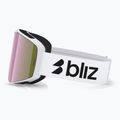 Maschera da sci Bliz G004 matte white/brown/pink multi 4