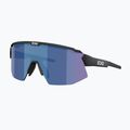 Occhiali da sole Bliz Breeze Small matte black/smoke blue multi/pink
