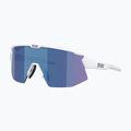 Occhiali da sole Bliz Breeze Small matte white/smoke blue multi/pink