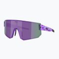 Occhiali da sole Bliz P005 transparent purple/smoke purple mirror