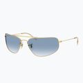 Occhiali da sole Ray-Ban RB3780 arista gold/transparent blue gradient 3