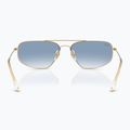 Occhiali da sole Ray-Ban RB3780 arista gold/transparent blue gradient 5