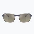 Occhiali da sole Ray-Ban RB4470 Polarized+ Lenses sand dark blue/grey gradient chromance 2