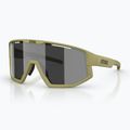 Occhiali da sole Bliz Fusion matte amber green/smoke silver mirror
