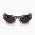 Occhiali con telecamera Ray-Ban Meta Zena milky pink blush/trs grey 9