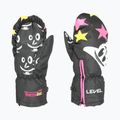 Guanti da sci per bambini rosa ninja di Level Lucky Mitt 6