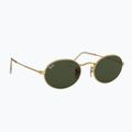 Occhiali da sole Ray-Ban Oval arista gold/green g-15