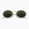 Occhiali da sole Ray-Ban Oval arista gold/green g-15 3