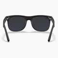 Occhiali da sole per bambini Ray-Ban Justin matt rubber black/blue mirror 4