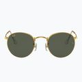 Occhiali da sole Ray-Ban Round Metal gold/green g-15 2