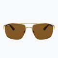 Occhiali da sole Ray-Ban RB3663 arista gold/brown 2