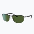 Occhiali da sole Ray-Ban Rb3671 Polarized+ Lenses black silver/dark green polarized+ 4