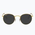 Occhiali da sole Ray-Ban Round Metal gold/black polarized 2