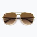 Occhiali da sole Ray-Ban RB3683 arista gold/brown 3