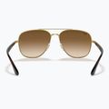 Occhiali da sole Ray-Ban RB3683 arista gold/brown 5