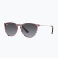Occhiali da sole per bambini Ray-Ban Erika transparent violet/grey gradient 4