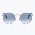 Occhiali da sole Ray-Ban New Round silver/blue 2