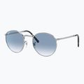 Occhiali da sole Ray-Ban New Round silver/blue 4