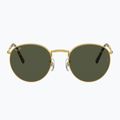 Occhiali da sole Ray-Ban New Round gold/green 2