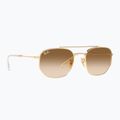 Occhiali da sole Ray-Ban RB3707 Polarized+ Lenses arista gold/brown