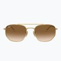 Occhiali da sole Ray-Ban RB3707 Polarized+ Lenses arista gold/brown 2
