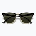 Occhiali da sole Ray-Ban Clubmaster Classic black/gold/green g-15 3