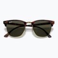 Occhiali da sole Ray-Ban Clubmaster Classic tortoiseshell/gold/green g-15 3
