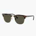 Occhiali da sole Ray-Ban Clubmaster Classic tortoiseshell/gold/green g-15 4