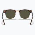 Occhiali da sole Ray-Ban Clubmaster Classic tortoiseshell/gold/green g-15 5