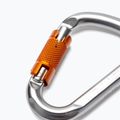 Climbing Technology HMS Snappy CF Moschettone Twist Lock grigio 3
