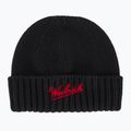 Berretto invernale uomo Woolrich Merino Wool Logo Beanie black