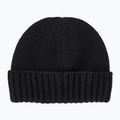 Berretto invernale uomo Woolrich Merino Wool Logo Beanie black 2